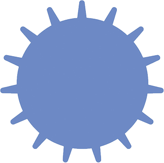 blue germ icon